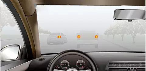 在这样的雾天跟车行驶，以下说法不正确的是？-学法减分拍照搜题