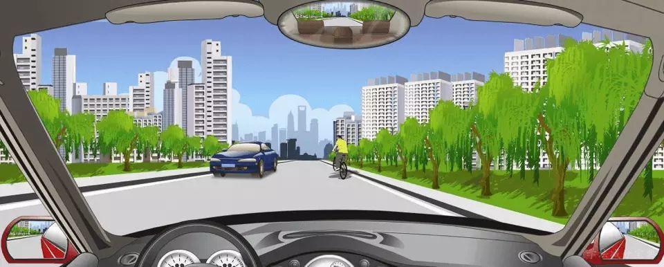在这种情况下怎样安全会车？-学法减分拍照搜题