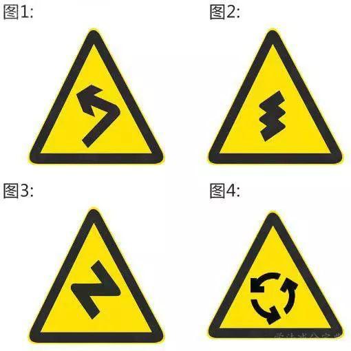 下列哪个标志提示驾驶人连续弯路-学法减分拍照搜题