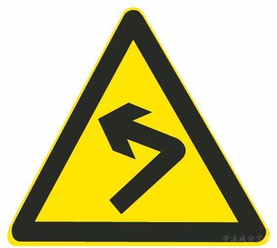 图中这个标志提示前方道路是向右急转弯。-学法减分拍照搜题