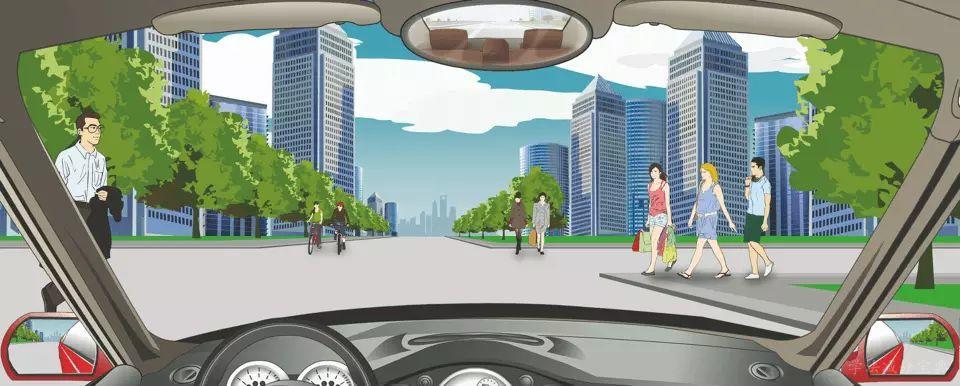 如何通过这种交叉路口？-学法减分拍照搜题
