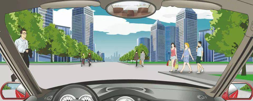 如何通过这种交叉路口？-学法减分拍照搜题