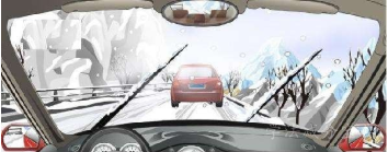 如图所示，驾驶机动车在冰雪路面跟车驾驶，以下做法正确的是什么？-学法减分拍照搜题