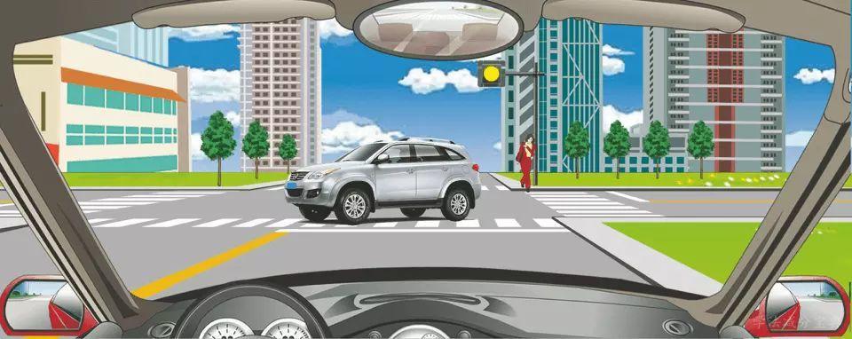 遇到这种情况的路口怎样通过？-学法减分拍照搜题