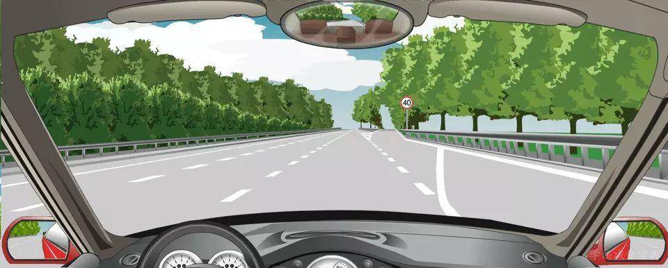 进入高速公路减速车道时怎样使用灯光？-学法减分拍照搜题