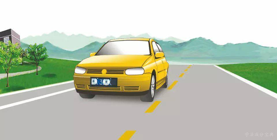 这辆在道路上行驶的机动车有下列哪种违法行为？-学法减分拍照搜题