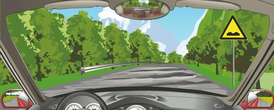 驾驶机动车在这样的路面如何安全行驶？-学法减分拍照搜题