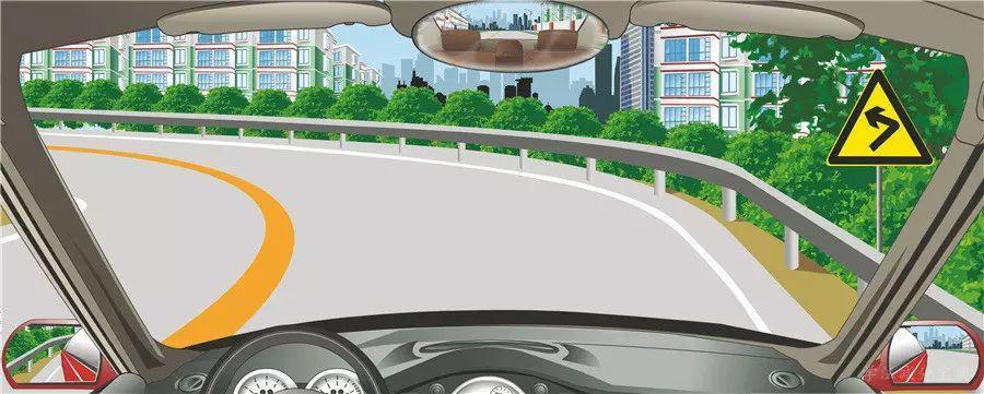 在这种条件的道路上怎样安全行驶？-学法减分拍照搜题