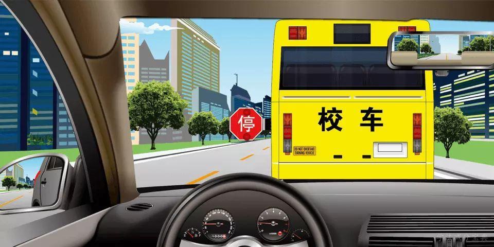如图所示，驾驶机动车遇到这种情况时，以下做法正确的是什么?-学法减分拍照搜题