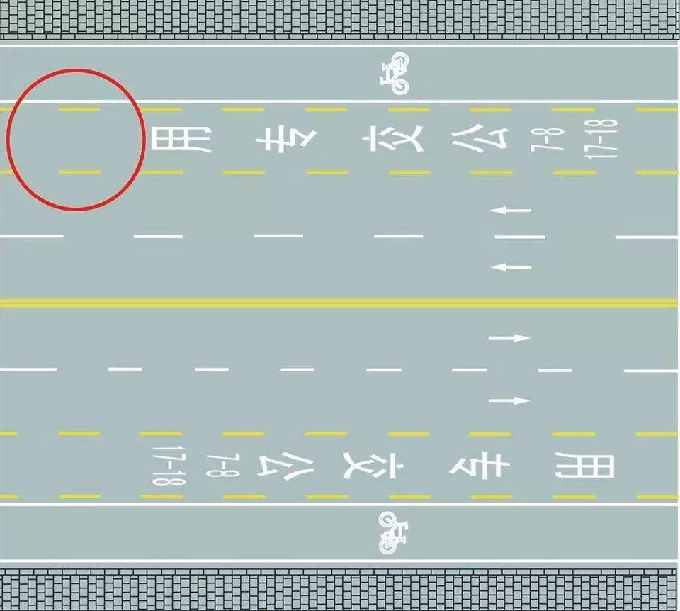 图中圈内两条黄色虚线间的区域是何含义？-学法减分拍照搜题