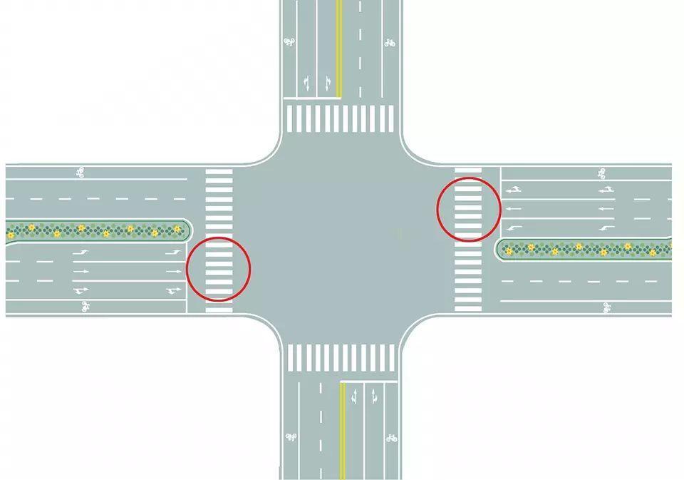 图中圈内的路面标记是什么标线？-学法减分拍照搜题